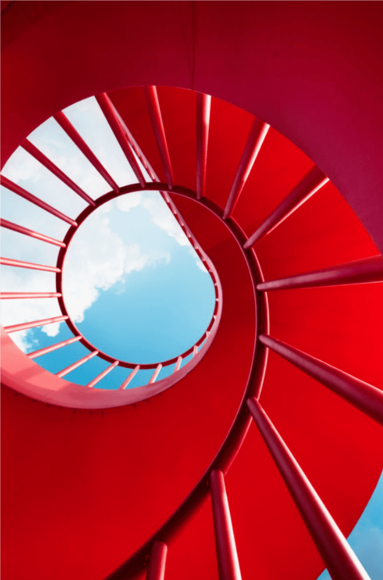 Red staircase